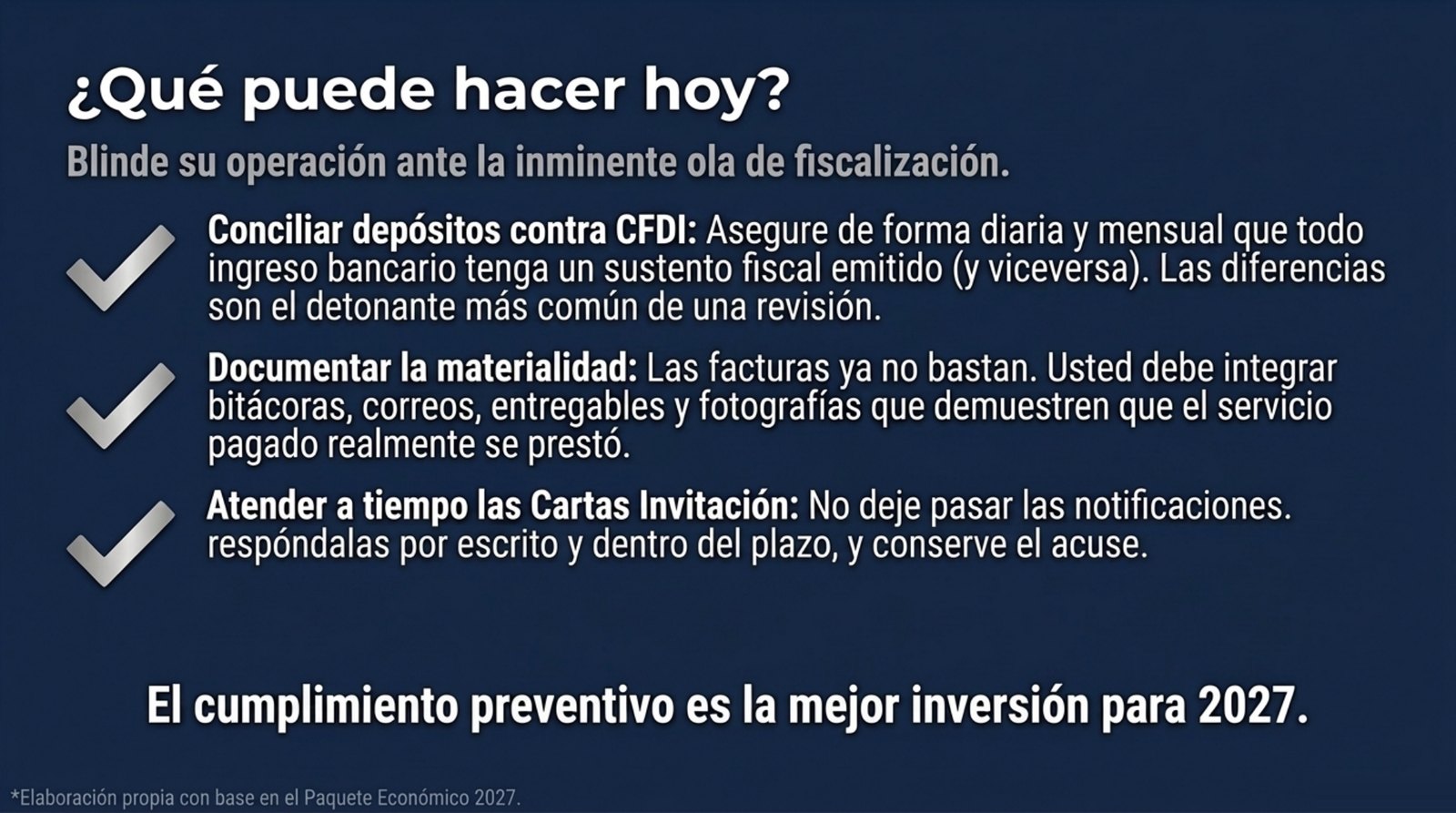 Qué puede hacer hoy